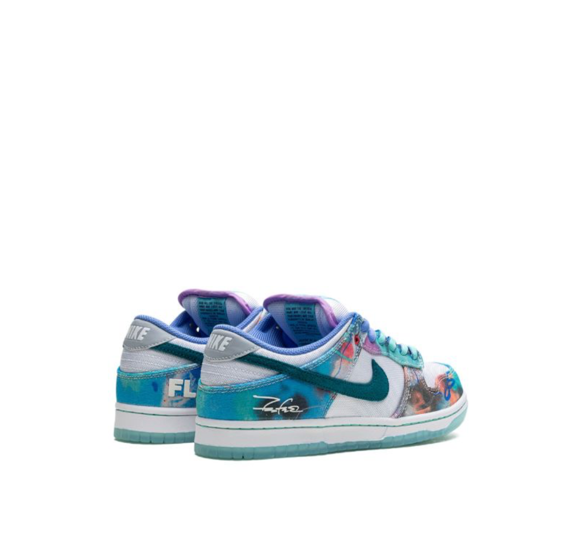 Nike x Futura Laboratories SB Dunk Low "Bleached Aqua"