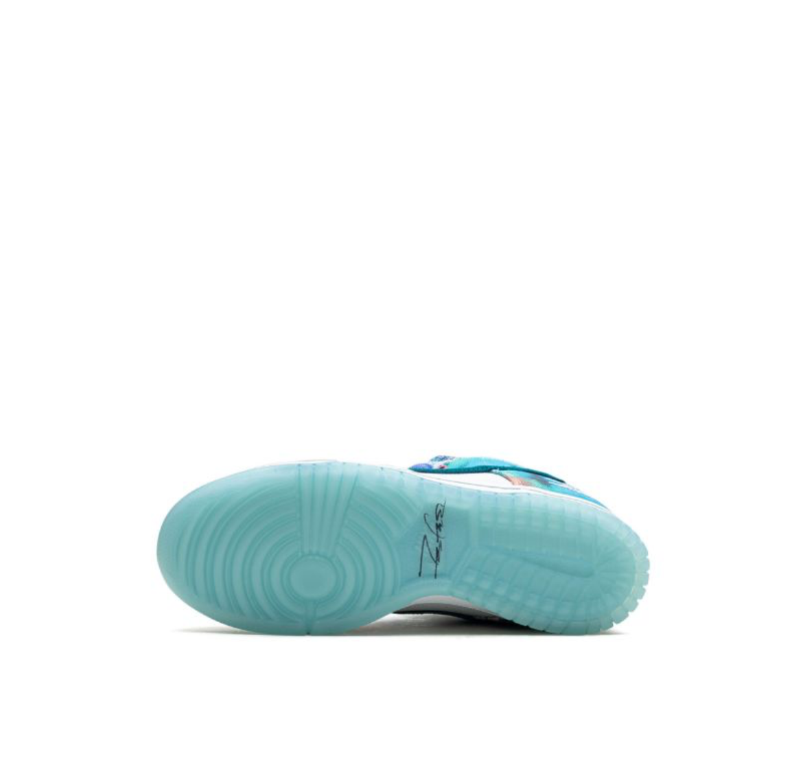 Nike x Futura Laboratories SB Dunk Low "Bleached Aqua"