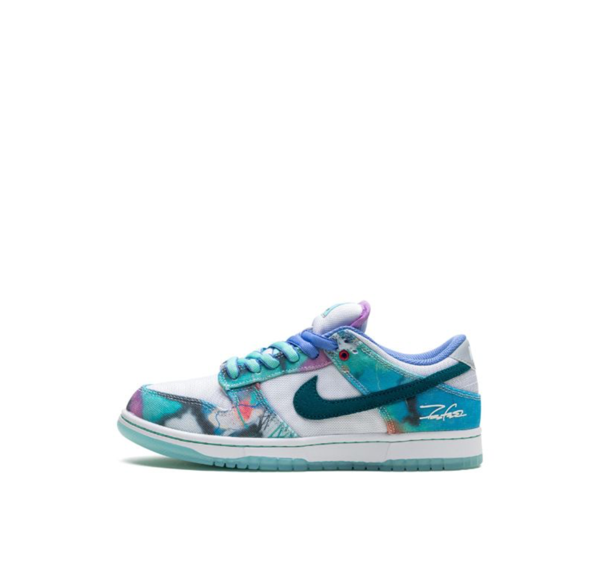 Nike x Futura Laboratories SB Dunk Low "Bleached Aqua"